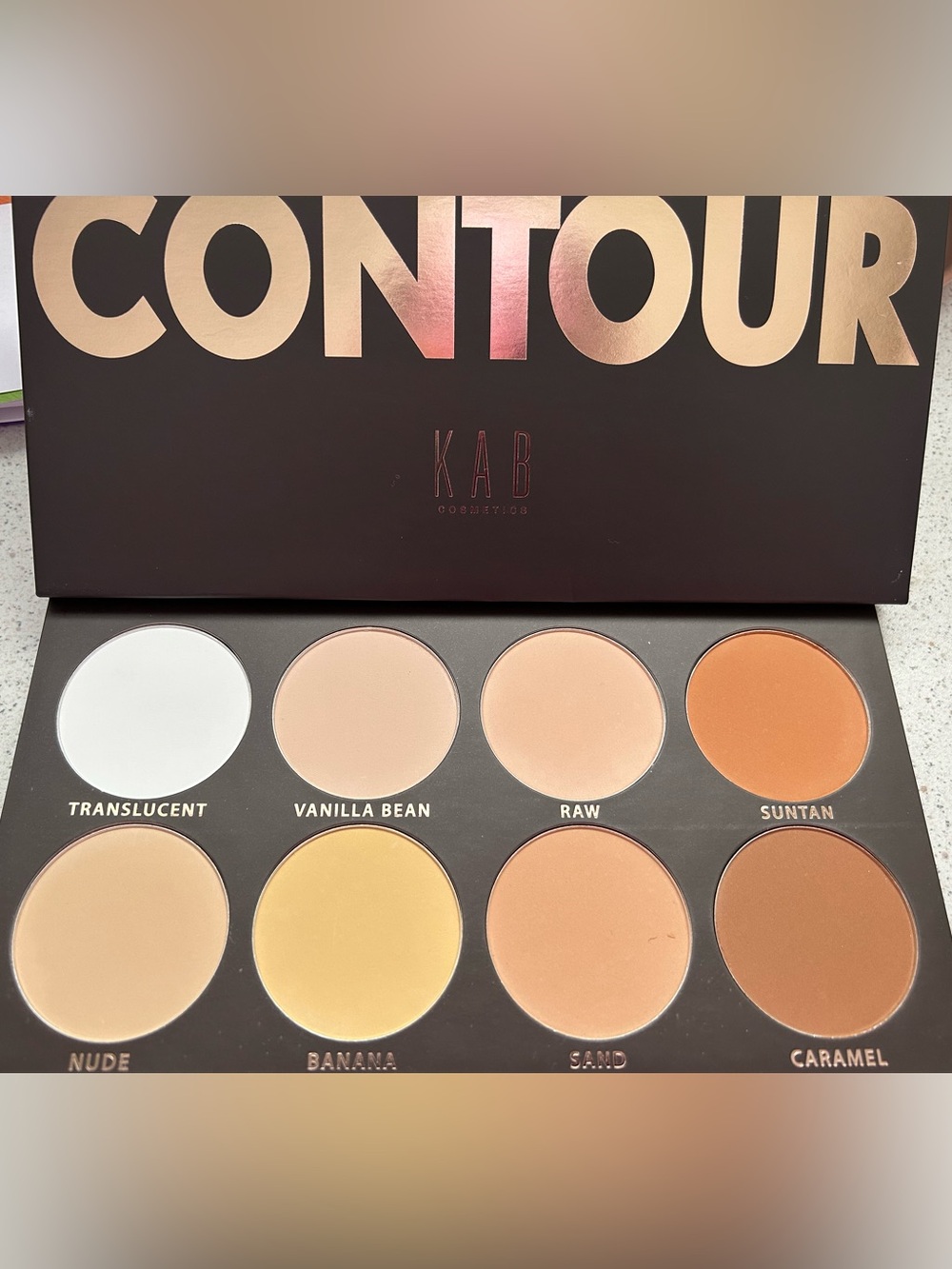 KAB Contour & Bronzer Palette — Neutral Brown & Cream Shades